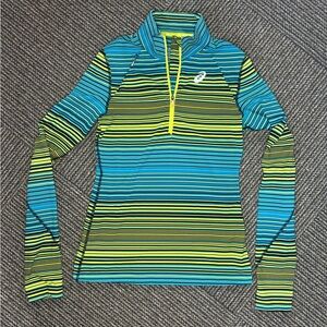 ASICS quarter zip womens top